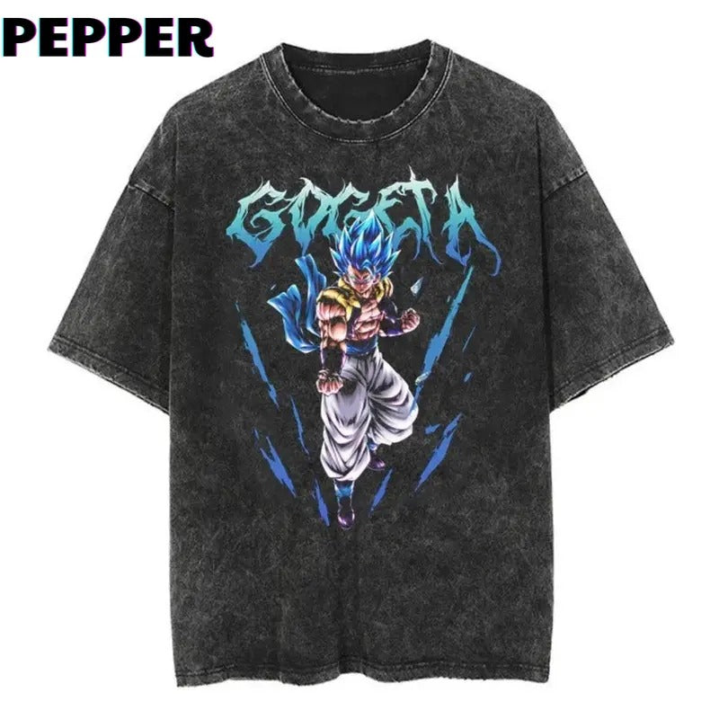 Gogeta Vintage Tee Menswear Top Underwear Streetwear