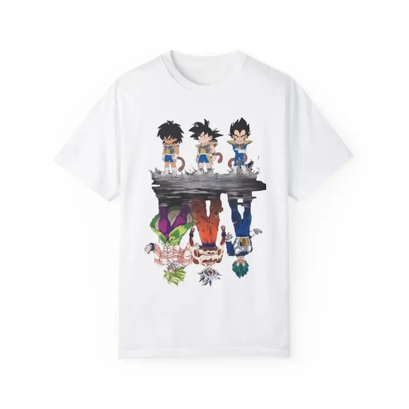 Goku Vegeta Broly T-Shirt, Dragon Ball Z Inspired Anime Tee, Cute Shirt, Anime Merch, Trendy Shirt, Sweatshirt, Hoodie
