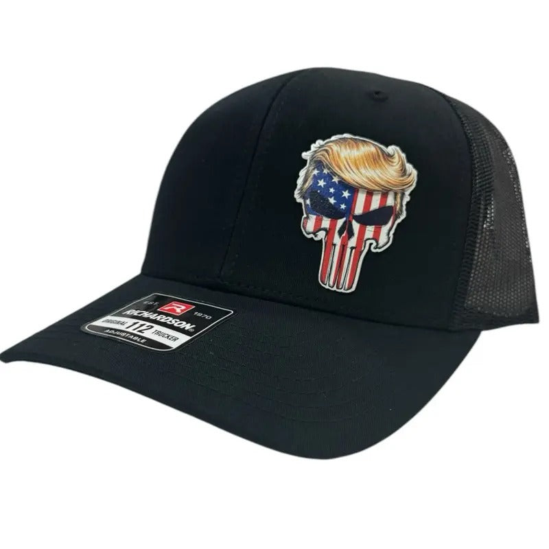 American DT Skull Hat Available in Flex Fit / Richardson / Flat Bills / Golf Hats