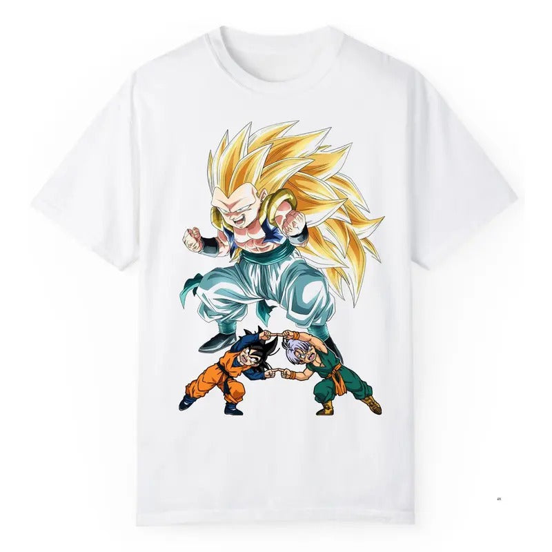 Goten x Trunks Fusion Shirt, Gotenks Graphic T-Shirt, Dragon Ball Fusion Shirt, Dragon Ball Merch, Anime Shirt, Unisex T-Shirt, Gift for Anime Fans, Menswear Womenswear Top