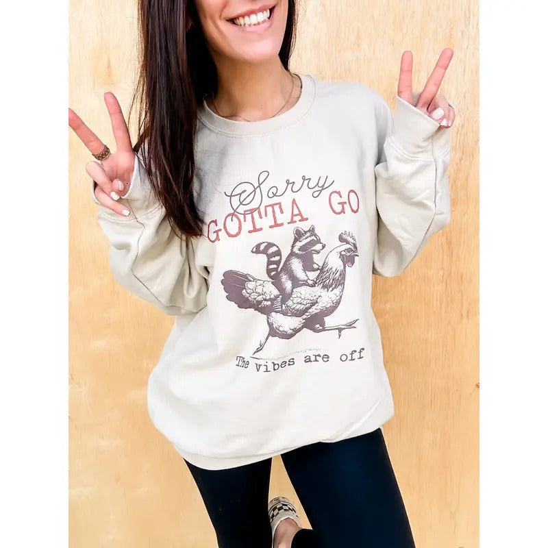 Gotta Go Graphic Pullover