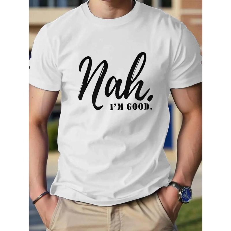 Graphic printing men's pure cotton T-shirt Made in USA