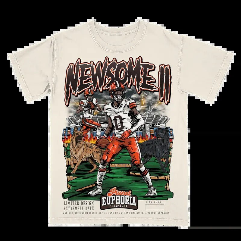 Greg Newsome II Tee for Men - Soft and Comfortable Shirt - Menswear - Graphic T-Shirt