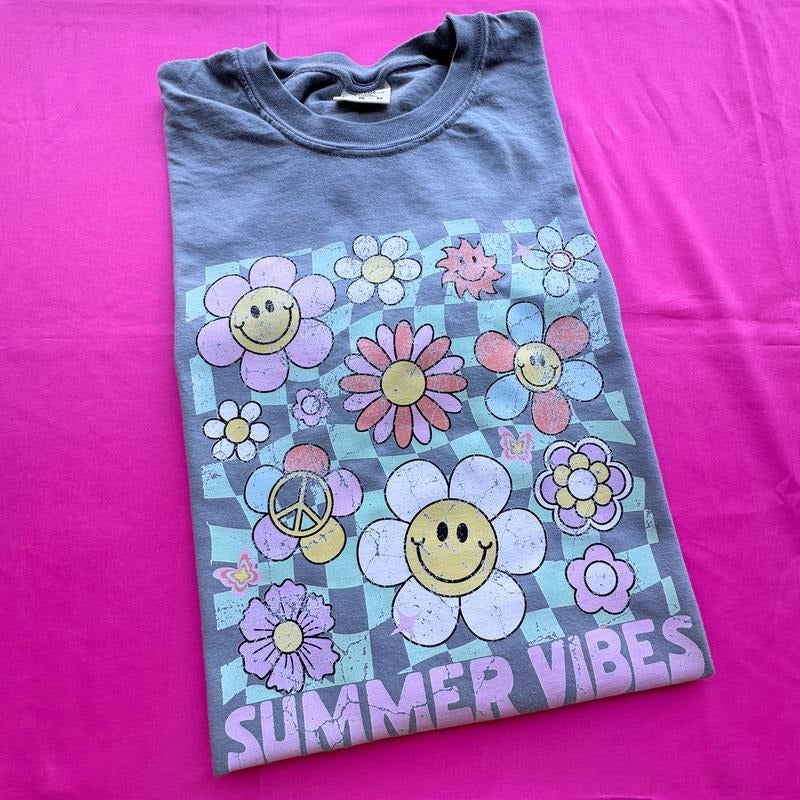 Groovy Summer Vibes Comfort Colors T-Shirt