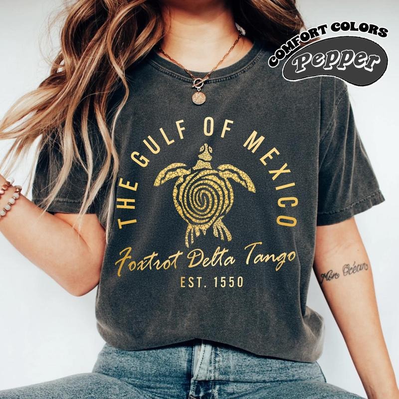 Gulf Of Mexico T- Shirt, Foxtrot Delta Tango T-Shirt, Fdt Shirt, Liberal Shirt, Gift For Democrat Shirt, Feminist Shirt