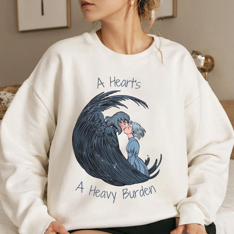 HC A heart's A Heavy Burden Characters Anime Lovers Shirt Crewneck Hoodie, Manga Shirt