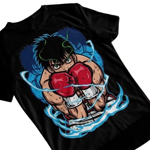 Hajime No Ippo Boxing T-shirt Anime Manga Graphic T-Shirt, Anime Manga Unisex T-Shirt Menswear Top