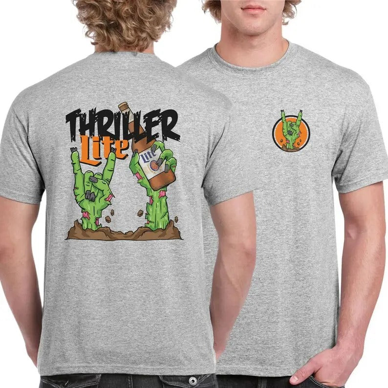 Halloween Miller Light Beer Unisex Tee, Graphic Tee, Halloween Shirt, Beer Lover Gift, Halloween Costume Tee, Halloween Party T-shirt, sweater and Hoodie