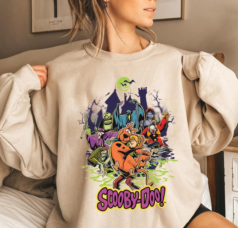 Halloween Scooby Doo Sweatshirt, Scooby Doo And Friends T-Shirt, Vintage Scooby Doo Halloween Sweater