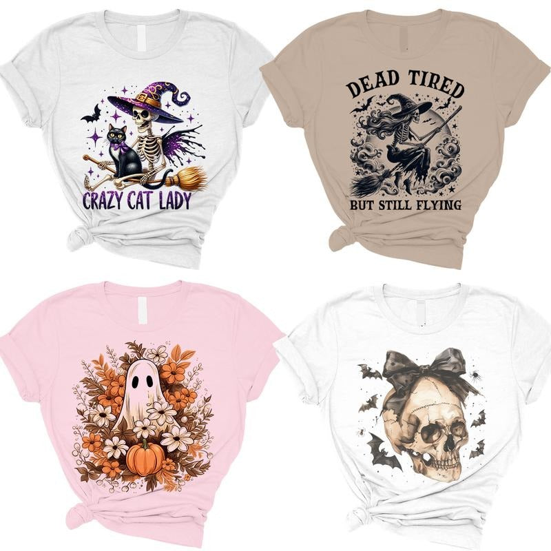 Halloween Shirts - Round 2- Print is Sublimation, Unisex T-Shirt, Funny Tee, Funny Apparel, Gift Idea, Relaxed Fit, Casual Apparel, Cute Top, Great with Jeans, All Seasons, Fun Style, Comfortable Shirt