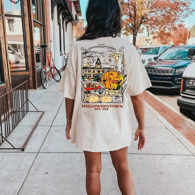Halloweentown Est 1998 Vintage T Shirt, Retro Halloweentown Shirt, Halloweentown University, Halloween Shirt, Halloween Party