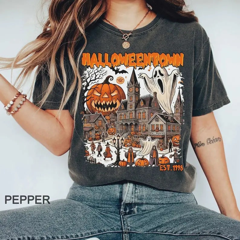 Halloweentown t shirt, Halloweentown University t-shirt, Gifts for Halloween, Halloweentown 1998, Halloween t-shirt