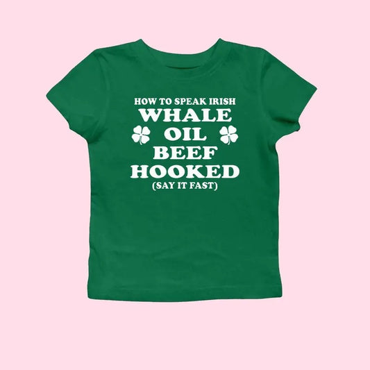 Happy St Patrick's Day Ireland Shamrock Baby Tee Pub Beer Paddy's Day Irish Paddies - Funny Baby Tee , Y2K 2000's Stylestyle{n002}2