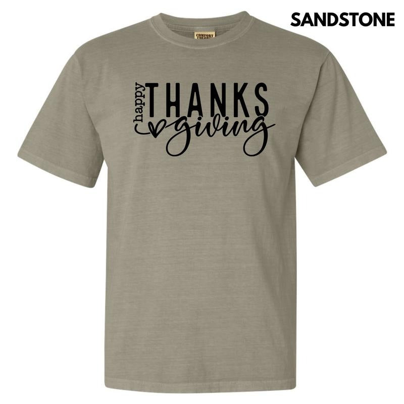 Happy Thanksgiving Black T-Shirt 'NLB'