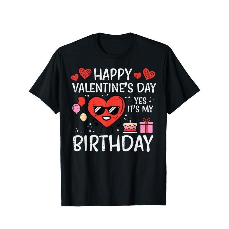 Happy Valentine'S Day Funny Valentines Day Novelty Graphic Printed Tee, Short Sleeve Boys Valentine'S Day T-Shirt for Boyfriend Bf Lover 100% Cotton made in usa
