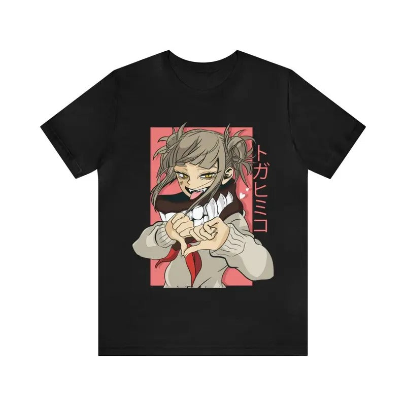 Himiko Anime Shirt Unisex, My Hero Academia Anime Manga Shirt, Anime Shirt, Clean Lines, Minimalist Look, Anime Lovers Shirt