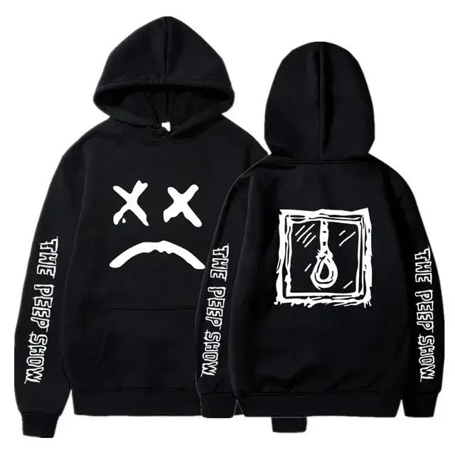 Hip Hop Lil Peep Hoodies Hell Boy Men Women Hooded Pullover Male Female Sudaderas Cry Baby Hood Hoddie Sweatshirts, Trending Hoodie, Gift For Him, Gift For Her, Gift For Fans