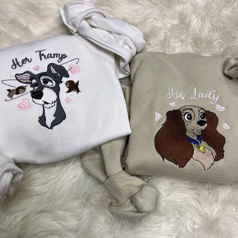His and hers dog sweaters