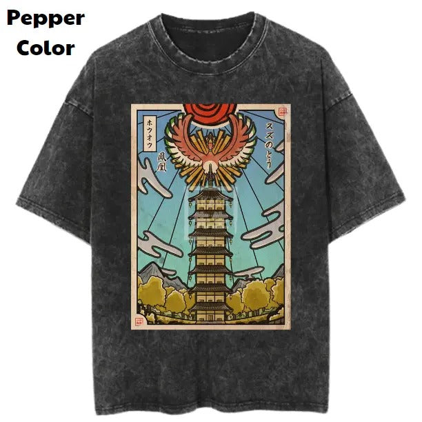 Ho-oh Vintage Tees, Ho-oh Picture T-Shirt, Pokemon Graphic Tees, Pokemon Shirt, Unisex Anime Shirt, Menswear Womenswear Streetwear