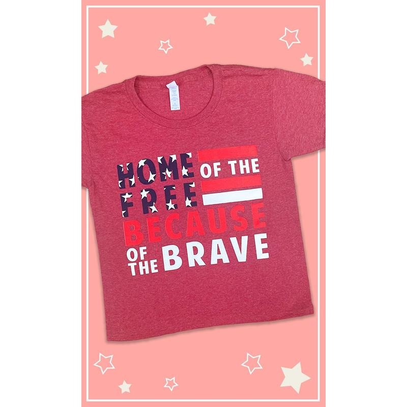 Home of the Free Youth Graphic Shirt