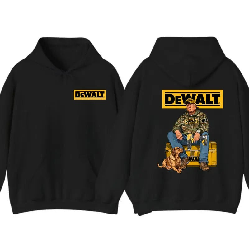 DeWalt Trummm Camo Workwear T-shirt/Sweatshirt/Hoodie - Classic Fit, 100% Cotton