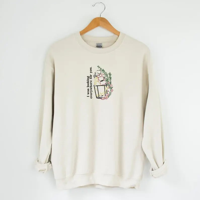 Howls Moving Castle Embroidered Tshirt/Sweatshirt/Hoodie, Calcifer, Howl and Sophie, Miyazaki Hayao Shirt, Studio Ghibli Shirt, Anime Giftstyle{n002}3