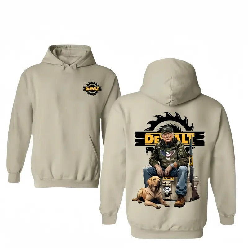 DeWalt Hoodie/T-Shirts - Rugged Design Featuring Worker Loyal Hoodie/T-Shirts Vintage Style Unisex T-shirt/Hoodie, Vintage for Men and Women Fashion