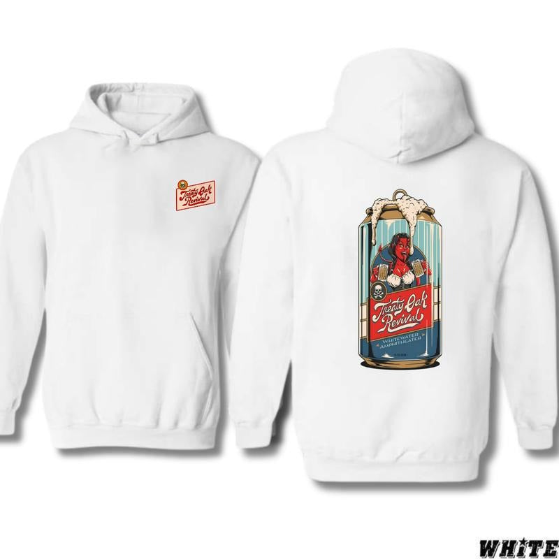 Treaty Oak Revival 2 Sides T-shirt/Hoodie, Vintage for Men and Women, Unisex Vintage Crewneck