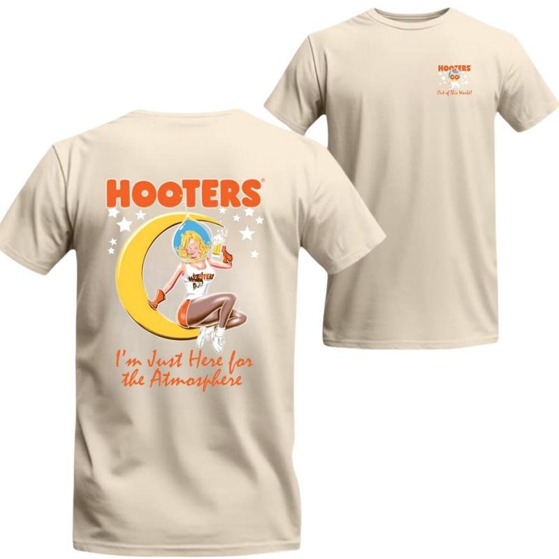 Hooters Atmosphere T-shirt - Fun And Retro Design Stylish And Comfortable Perfect For Casual Wear High-quality For Men And Women