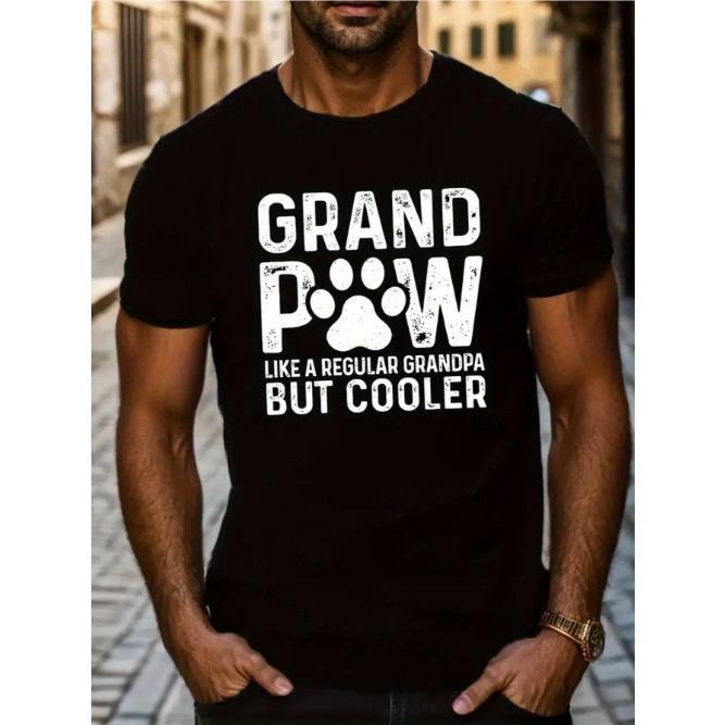 Hot Grand Paw Print For Men Women Couple Fashion T-Shirt, Street Short Sleeve Cotton T-Shirt, Comfort-Fit Crew Neck T-Shirt - Ultra-Soft, Breathable, Moisture-Wicking, Casual Summer Tee - Perfect for Everyday Wear New Made in USA