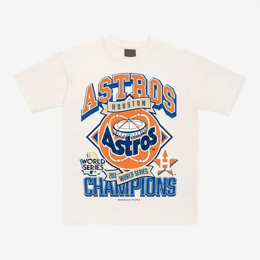 Houston Astros Vintage Colletion Champions T-Shirt For Sport Fan Tshirt Casual Classic Graphic