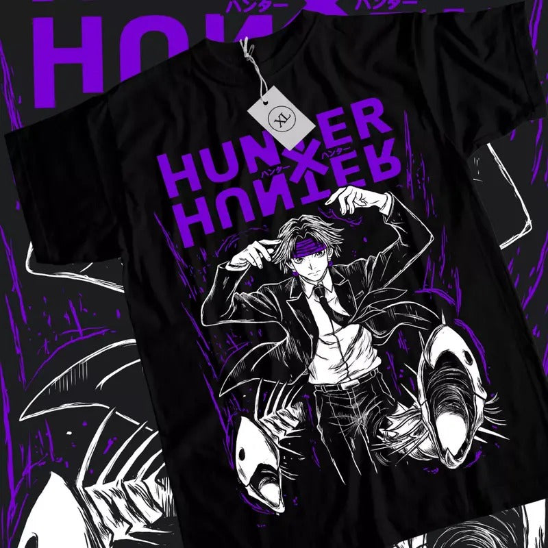 Hunter X Hunter Anime T-Shirt & Sweatshirt, Chrollo Lucilfer Graphic Tee, Anime Manga Lover Gifts Ball Cotton