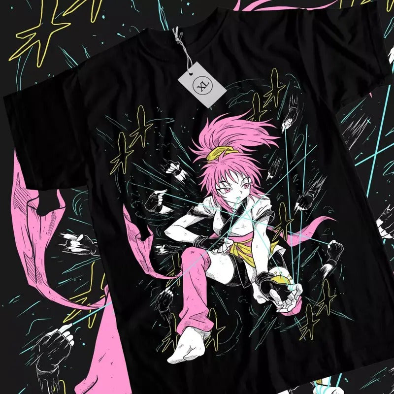 Hunter X Hunter Anime T-Shirt & Sweatshirt, Machi Komachine Graphic Tee, Anime Manga Lover Gifts Ball Cotton