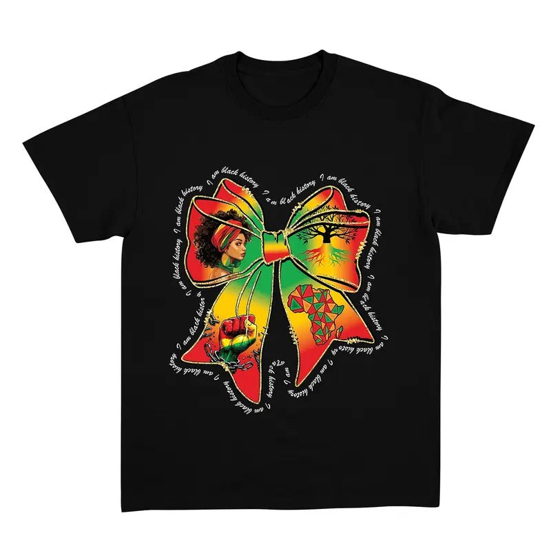 I Am Black History T-shirt, Black Lives Matter Shirt, African American Support T-shirt Proud Afro People Tee, Black History Month Pride Gift Top