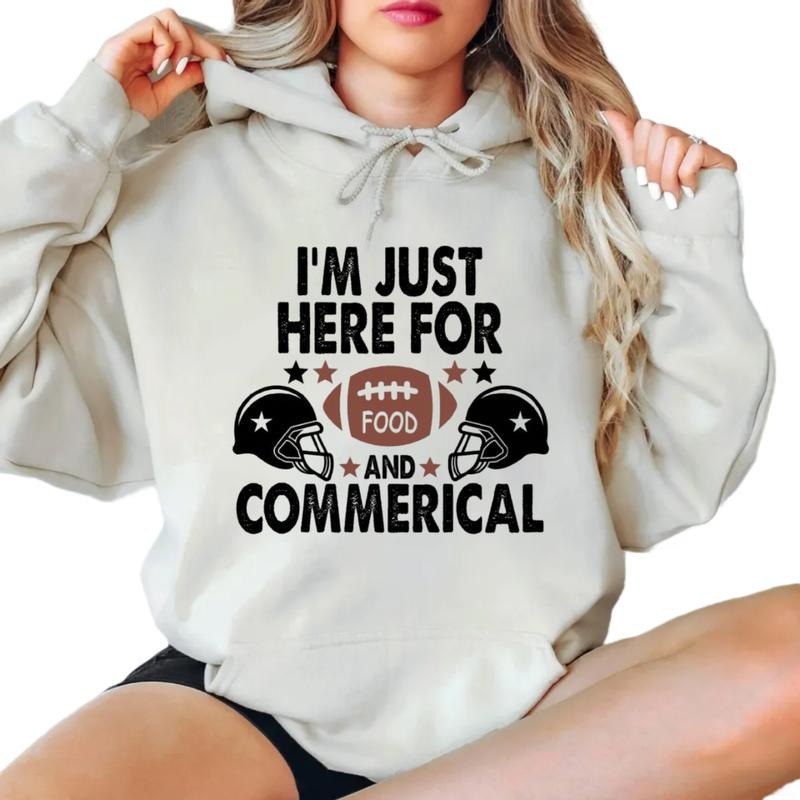I Am Just Here For The Snacks Shirt, Football Game Day Tee, Super Sunday Half Time Tshirt, Funny Football Hoodie, Unisex Crewneck Pullover Tee, Casual Clothing