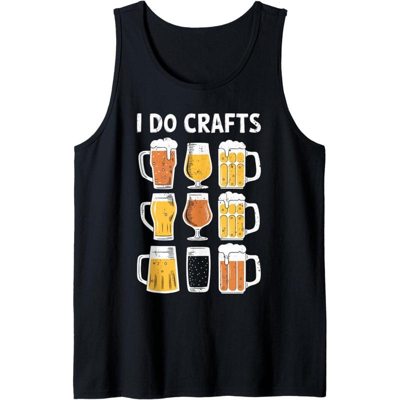 I Do Crafts Shirt Funny Men Women Craft Beer Drinking Lover Tank Top