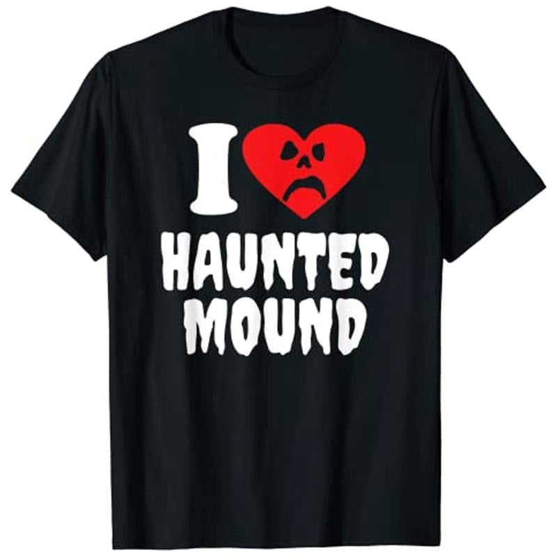 I Love Haunted Mound Sematary T-Shirt | Unisex Cotton Tee Gift | Size S-5XL | NEW
