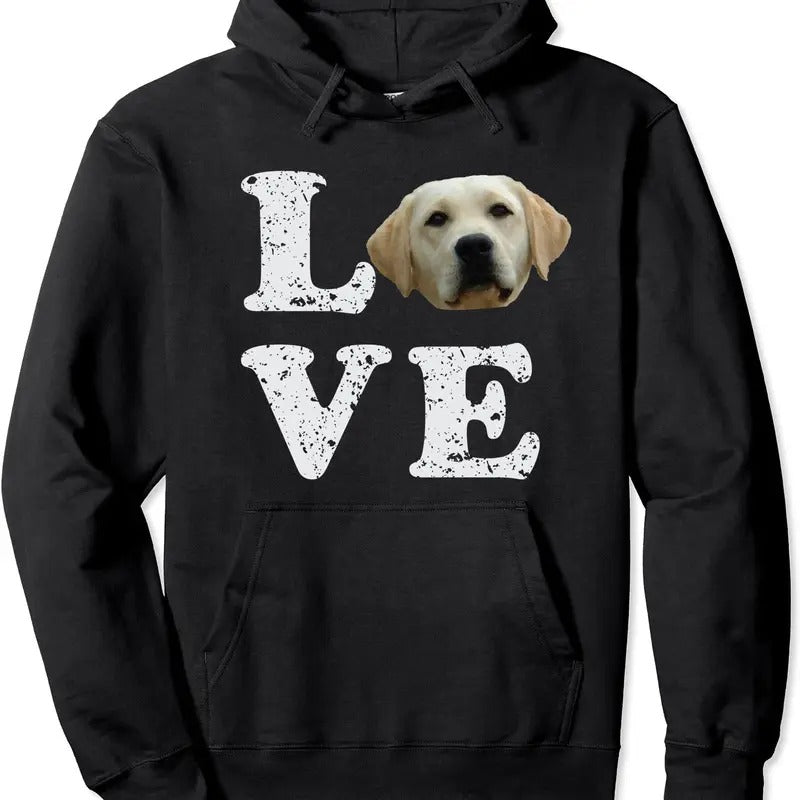 I Love My Yellow Lab Hoodie | Unisex Hooded Sweatshirt