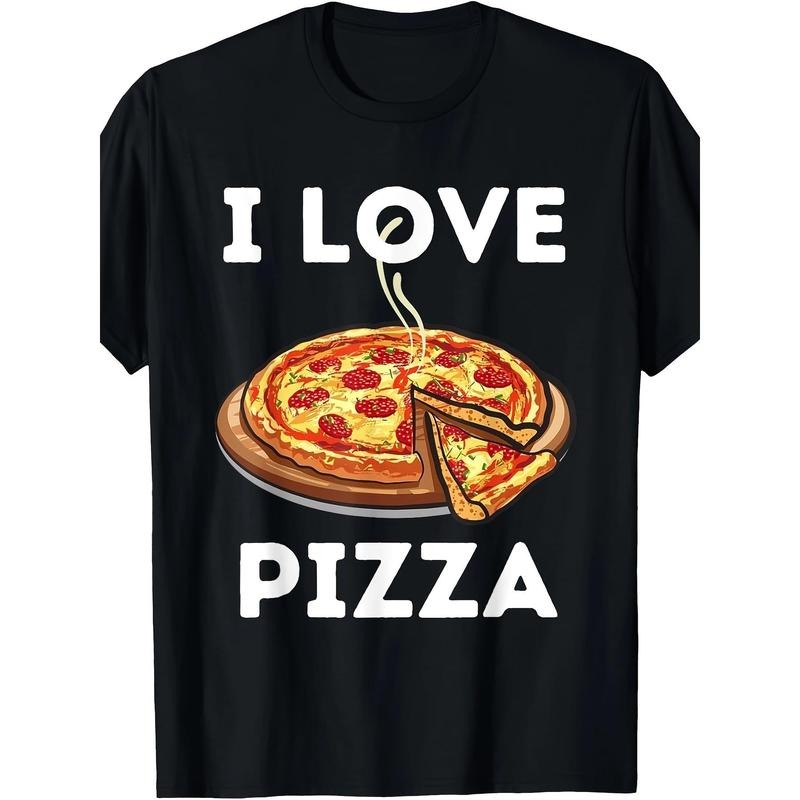 I Love Pizza - Food Lover Foodie T-Shirt made in usa