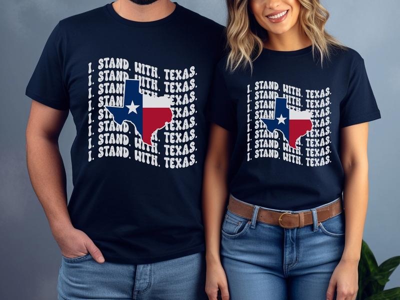 I Stand With Texas Heart Flag T Shirt, Texas Hold The Line Shirt, God Bless Texas Shirt, Texas Border Support T Shirt, Texas Support Shirt, Gifts For Family Friend, Texas Support Shirt Classic Man
