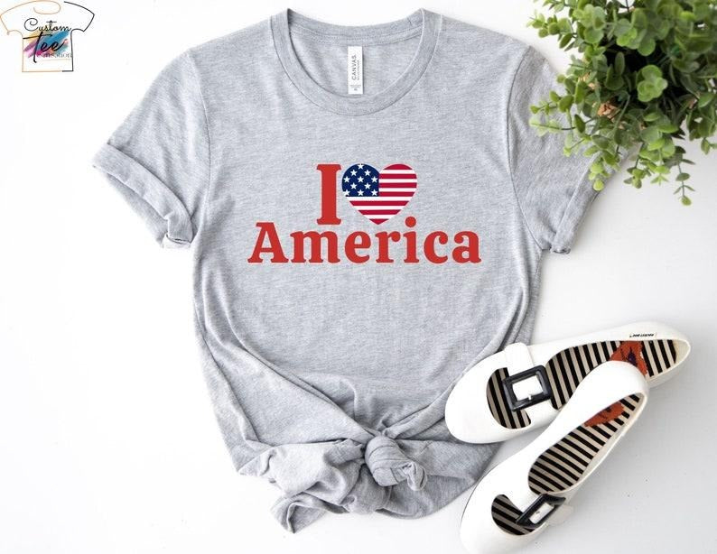 I heart Shirts, I love you Trump shirt, I heart America, Retro USA flag T-Shirt, merica 4th of July Shirt, 4th of July t-shirts Hoodie, T-shirt and sweater