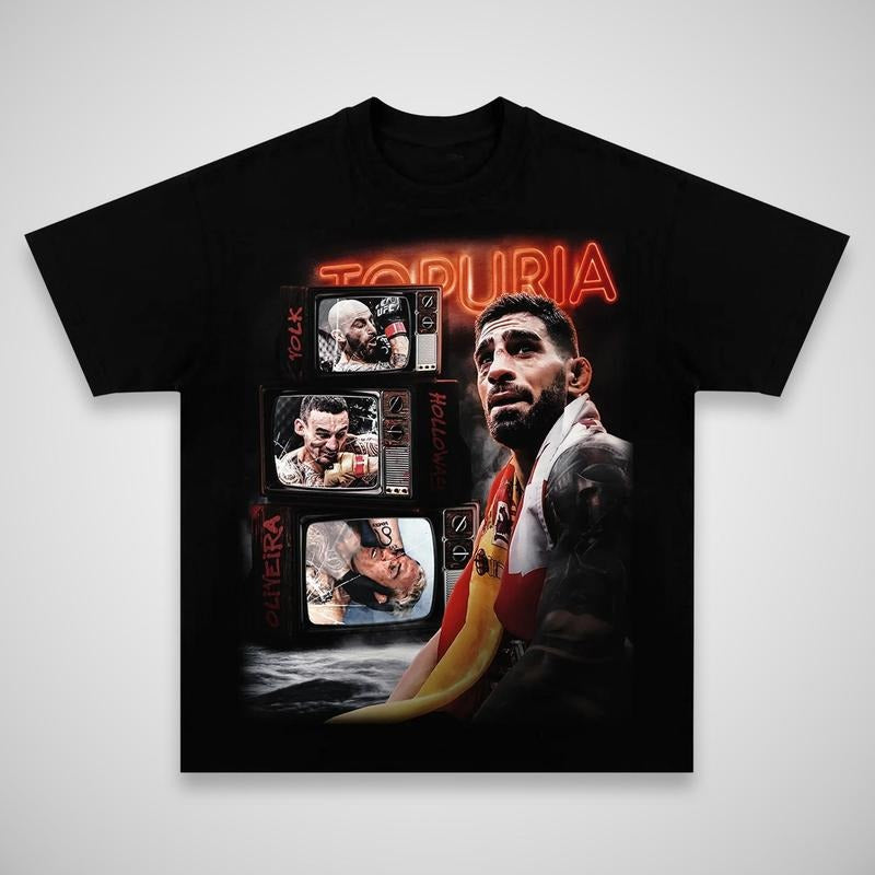 ILIA TOPURIA UFC "The Legend Killer" TEE, Topuria Boxing T-shirt, Topuria Boxer Tee, Ilia Topuria Sports Shirt, UFC Shirt, MMA Shirt, Gift for Him Gift For Her Menswear Clothing Cotton Unisex Graphic Sweater Hoodie T-shirt