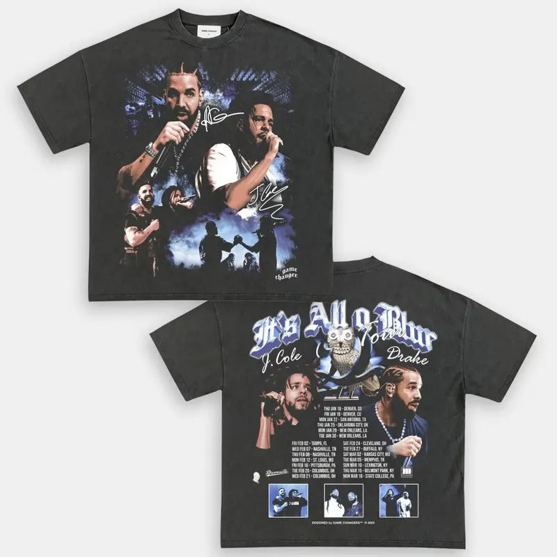 ITS ALL A BLUR V2 TEE - SWEATSHIRT - HOODIE 2SIDES GRAPHIC TEES, MUSIC TOUR, GIFT FOR FANS TTP