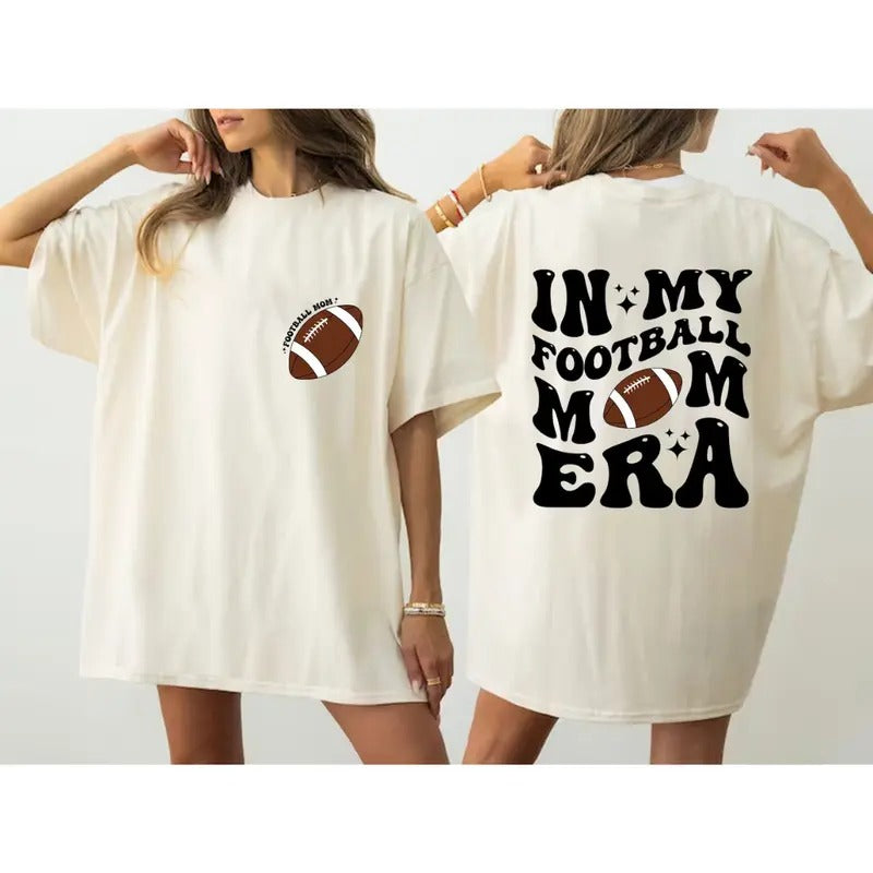 In My Football Mom Era Shirt, Football Mom T-Shirt, Mom Era Shirt, Retro Football Mom Tee, Football Mom Gift