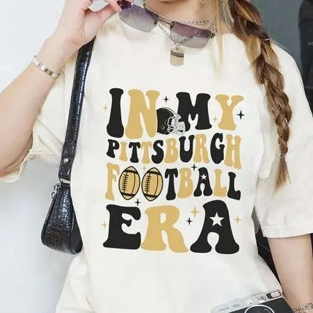 In My Pittsburgh Football Era Shirt | Pittsburgh Football Team Shirt | American Football Team Shirt | Game Day Shirt | Sport Lover - Unisex And Inclusive - Multiple Colorways - Full Size Range