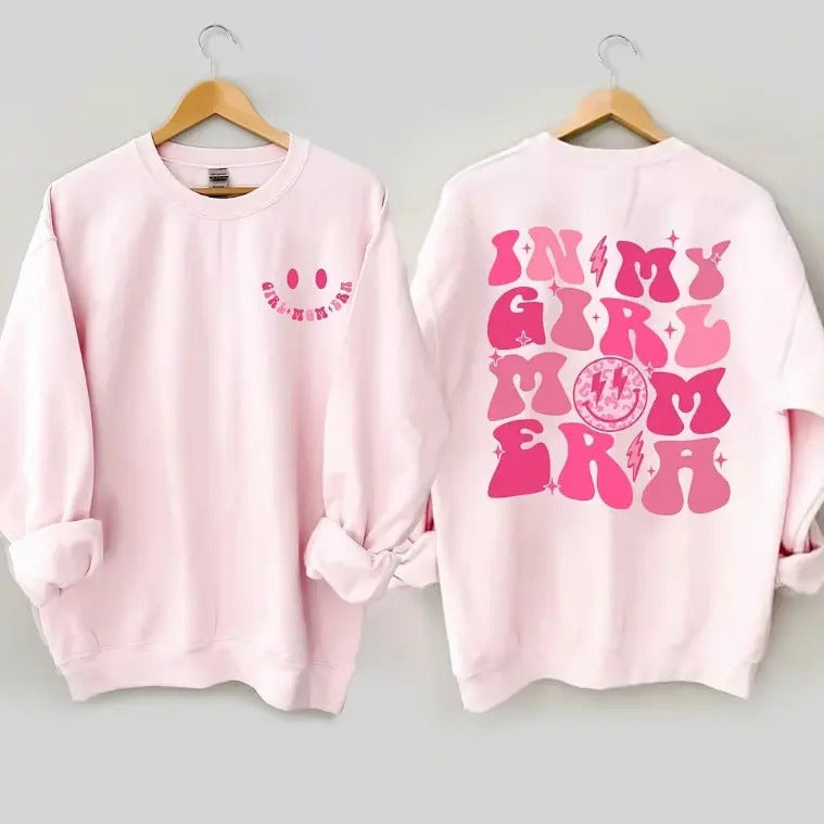 In my girl mom era shirt, crewneck shirt girl mom, mamma mom gift, Mom Era Comfort Colors, New Mom Gift, Mom Birthday Gift, Mom Shirt, Mama Shirt