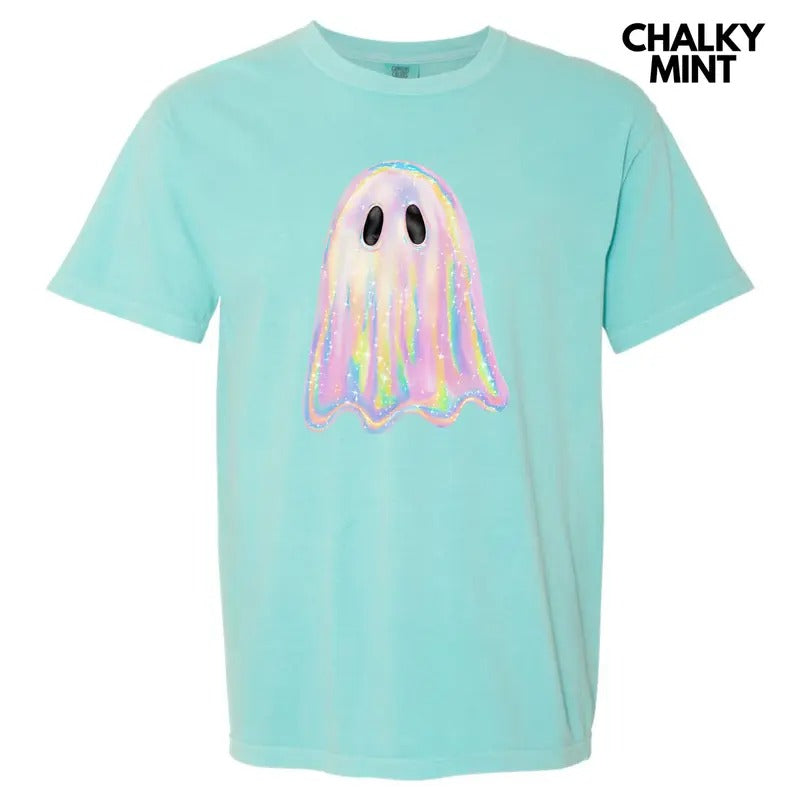Iridescent Shimmer Ghost Comfort Colors T-Shirt 'NLB'