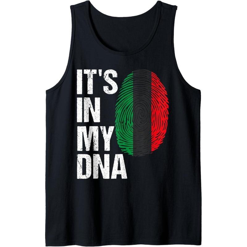 It's my DNA Pride African American flag black Liberation Tank Top made in USA