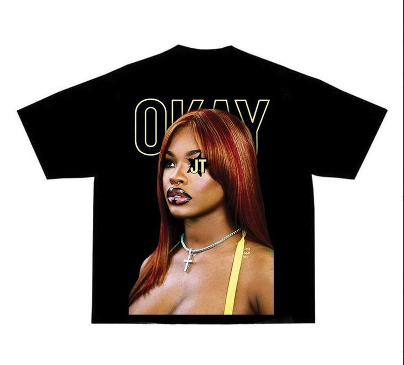 JT Ok Star T-shirt Graphic T-shirt - Casual Style, Plain Design, Ideal for Everyday Wear