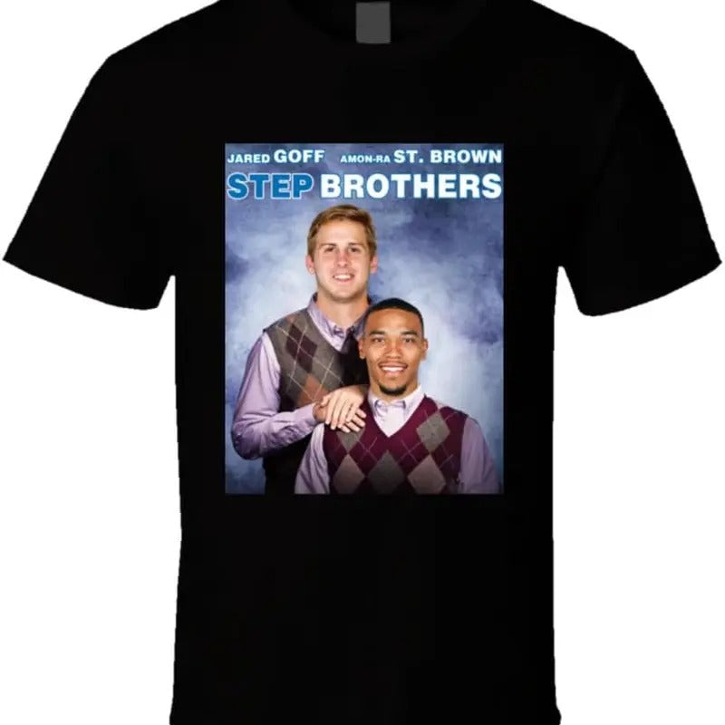 Jared Goff Amon-ra St. Brown Detroit Football Fan T Shirt